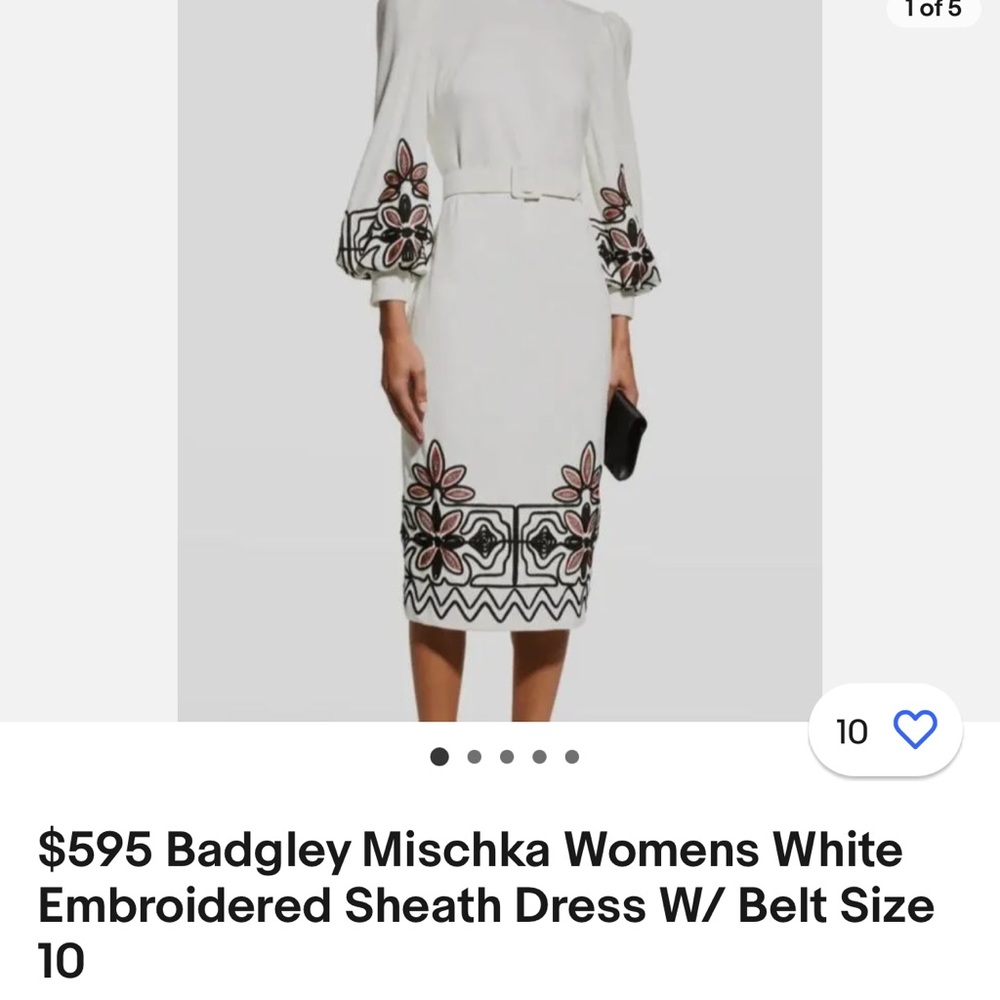 Badgley Mischka size 8 dress!